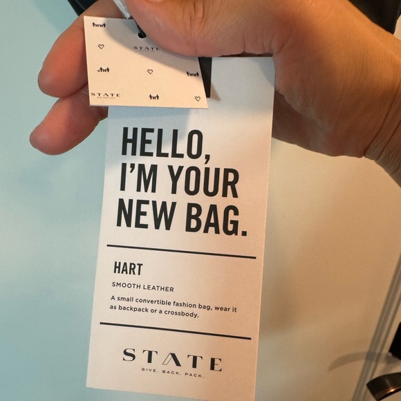 Mini Leather Hart Backpack - Picture 4 of 4